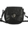 Dámska kožená crossbody kabelka čierna - Greenwood Wika
