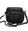 Dámska kožená crossbody kabelka čierna - Greenwood Wika