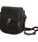 Dámska kožená crossbody kabelka tmavo hnedá - Greenwood Wika