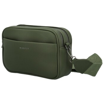 Dámska crossbody kabelka tmavo zelená - MaxFly Merita