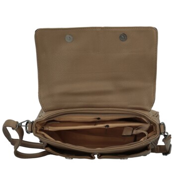 Dámska crossbody kabelka khaki - Firenze Samira
