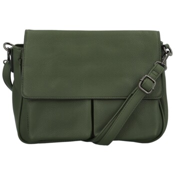 Dámska crossbody kabelka tmavo zelená - Firenze Samira