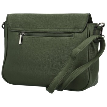 Dámska crossbody kabelka tmavo zelená - Firenze Samira