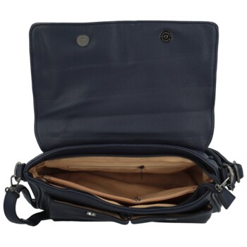 Dámska crossbody kabelka tmavo modrá - Firenze Samira