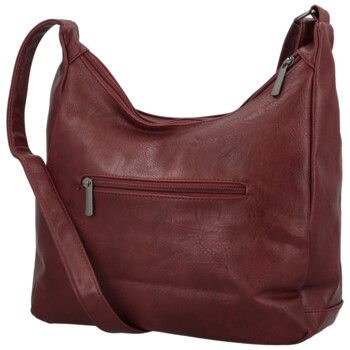 Dámska crossbody kabelka vínová - Firenze Ricco