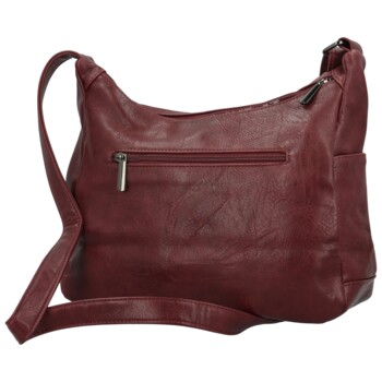 Dámska crossbody kabelka vínová - Firenze Wieke