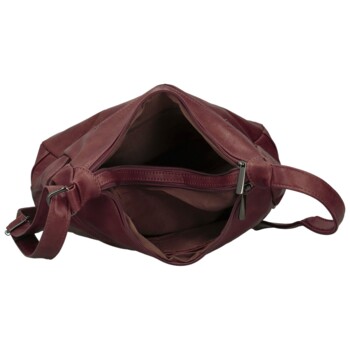 Dámska crossbody kabelka vínová - Firenze Wieke