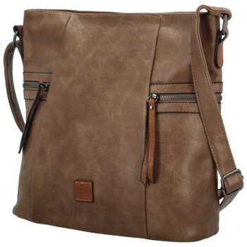 Dámska crossbody kabelka khaki - Firenze Jamia