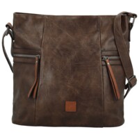 Dámska crossbody kabelka coffee - Firenze Jamia