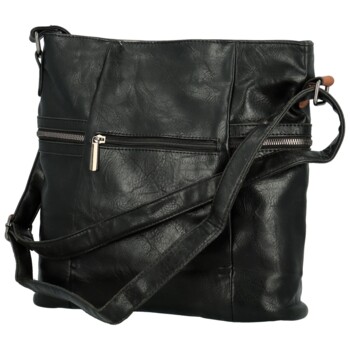 Dámska crossbody kabelka hnedá/čierna - Firenze Jamia