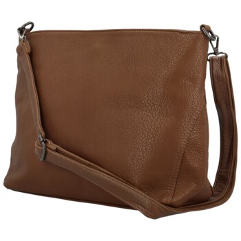 Dámska crossbody kabelka tmavo hnedá - Firenze Renagi
