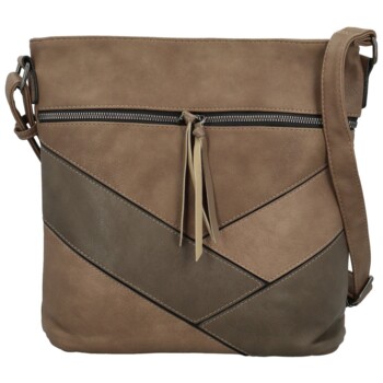 Dámska crossbody kabelka tmavo béžová - Firenze Rishi