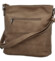 Dámska crossbody kabelka tmavo béžová - Firenze Rishi