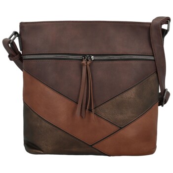 Dámska crossbody kabelka coffee - Firenze Rishi