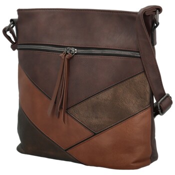 Dámska crossbody kabelka coffee - Firenze Rishi