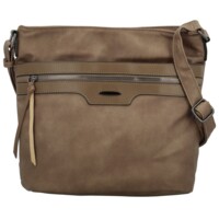 Dámska crossbody kabelka taupe - Firenze Shira