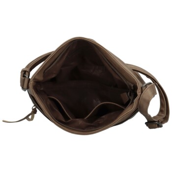 Dámska crossbody kabelka taupe - Firenze Shira