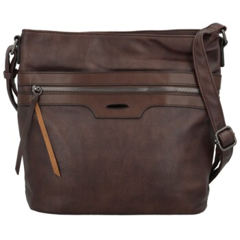Dámska crossbody kabelka coffee - Firenze Shira