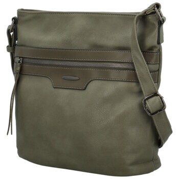 Dámska crossbody kabelka tmavo zelená - Firenze Shira