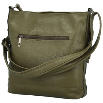 Dámska crossbody kabelka tmavo zelená - Firenze Rosalie