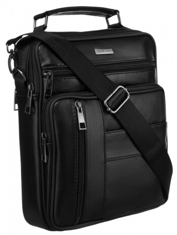 Pánska crossbody taška čierna - Rovicky Kendal