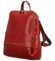 Dámsky kožený batoh červený - Delami Vera Pelle Mallory