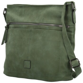 Dámska crossbody kabelka tmavo zelená - Coveri Trixana