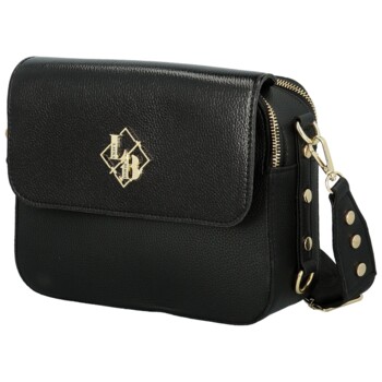 Dámska crossbody kabelka čierna - Laura Biaggi Wiana