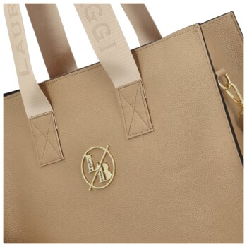 Dámska kabelka cez rameno camel - Laura Biaggi Renata