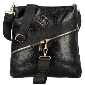 Dámska crossbody kabelka čierna - Laura Biaggi Latoya
