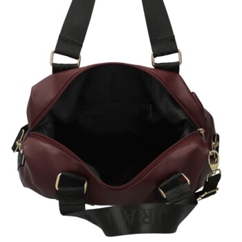 Dámska kabelka na rameno vínová - Laura Biaggi Katica