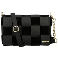 Dámska crossbody kabelka čierna - Laura Biaggi Fabia