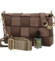 Dámska crossbody kabelka taupe - Laura Biaggi Fabia