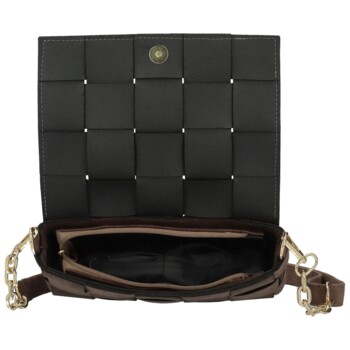 Dámska crossbody kabelka taupe - Laura Biaggi Fabia
