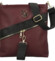 Dámska crossbody kabelka vínová - Laura Biaggi Latoya