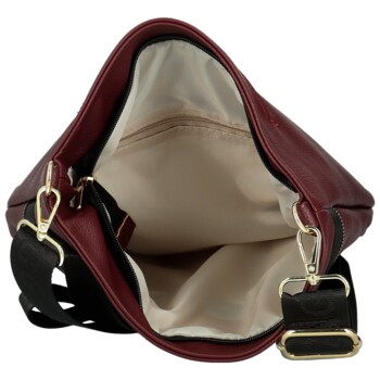 Dámska crossbody kabelka vínová - Laura Biaggi Latoya