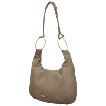 Dámska kabelka na rameno taupe - Coveri Timea