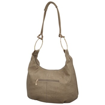 Dámska kabelka na rameno taupe - Coveri Timea