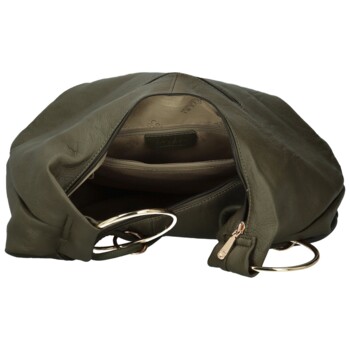 Dámska kabelka na rameno tmavo zelená - Coveri Timea