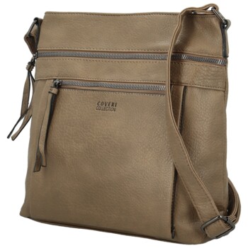 Dámska crossbody kabelka taupe - Coveri Daleina new