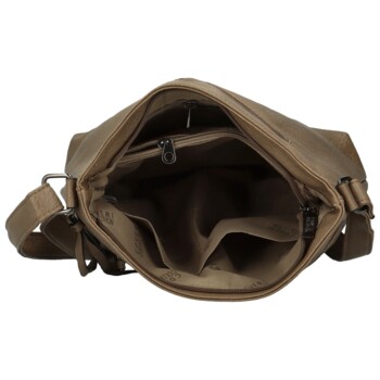 Dámska crossbody kabelka taupe - Coveri Daleina new