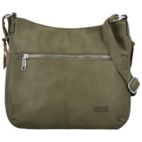 Dámska crossbody kabelka tmavo zelená - Coveri Kara