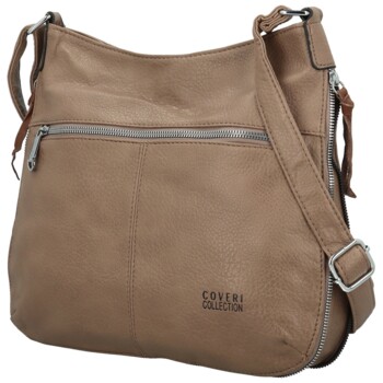 Dámska crossbody kabelka taupe - Coveri Kara