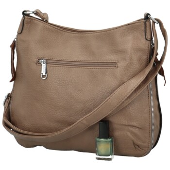 Dámska crossbody kabelka taupe - Coveri Kara