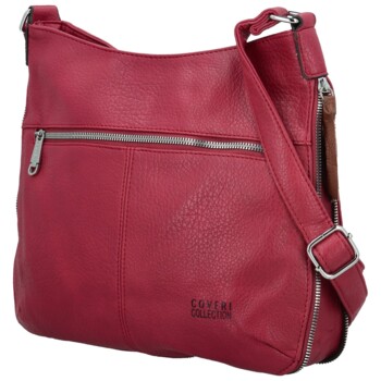Dámska crossbody kabelka fuchsiová - Coveri Kara
