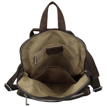 Dámsky kabelko/batoh coffee - Coveri Bercel