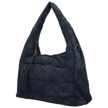 Dámska kabelka na rameno tmavo modrá - Coveri Orestis