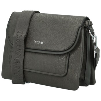 Dámska crossbody kabelka tmavo šedá - Coveri Dihya