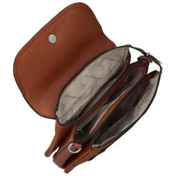Dámska crossbody kabelka svetlo hnedá - Coveri Dihya