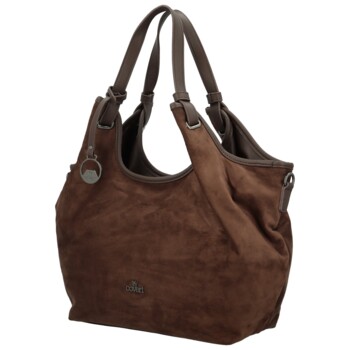 Dámska kabelka na rameno coffee - Coveri Darcy